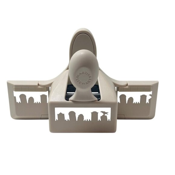 Martha Stewart Graveyard Edge Punch Halloween Tombstone Border Retired HTF Rare - Picture 5 of 6